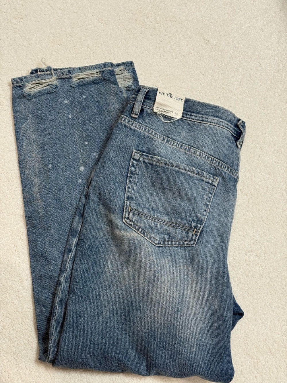 Free People / We the Free - Unknown Legend, Mid Rise Slim Jean, size 31 - NWT